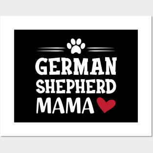 German Shepherd Mama Posters and Art